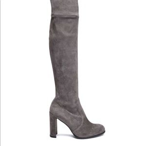 Stuart Weitzman suede over the knee boots